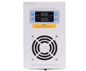 Sheet metal dehumidifier for switchgear cabinet