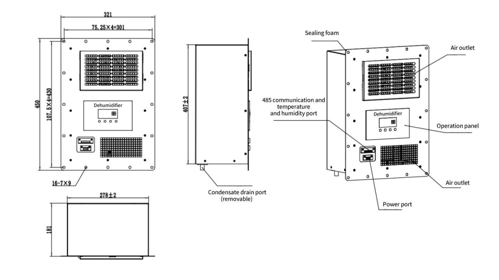 energy storage dehumidifier